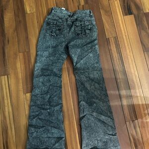 High waisted flare jeans